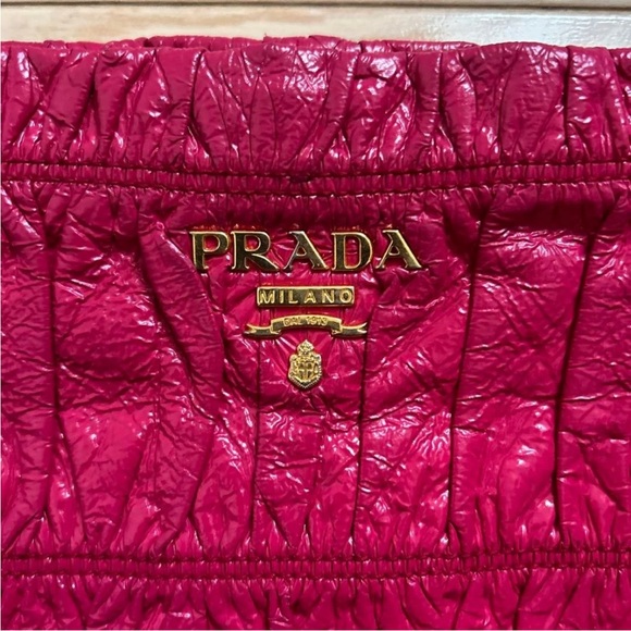Prada Pink Leather Clutch - Picture 4 of 13